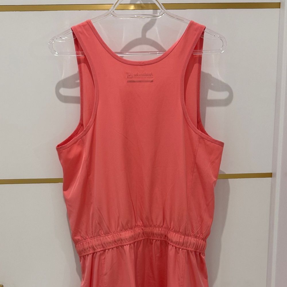 Avalanche Coral Sleeveless Athleisure Drawstring Waist Dress Dry Fit M - Picture 6 of 16